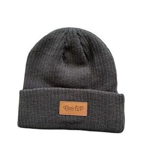 Ride1UP Dark Gray Beanie Hat - New In Packaging